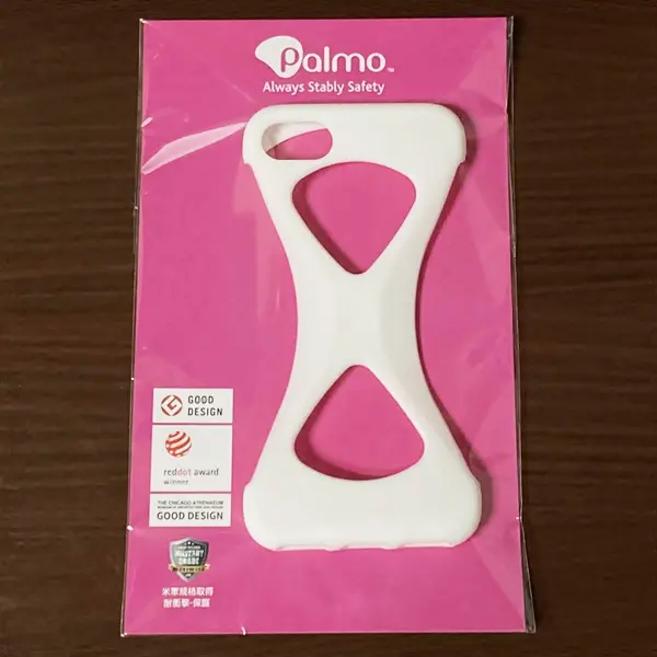Palmoスマホケースのパッケージ開封前の写真